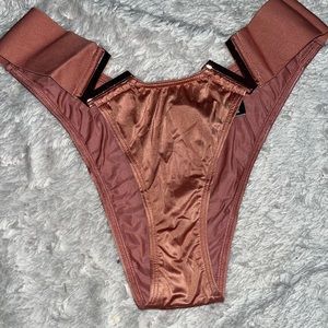 VictoriaSecret very sexy Brazilian underwear with gold V